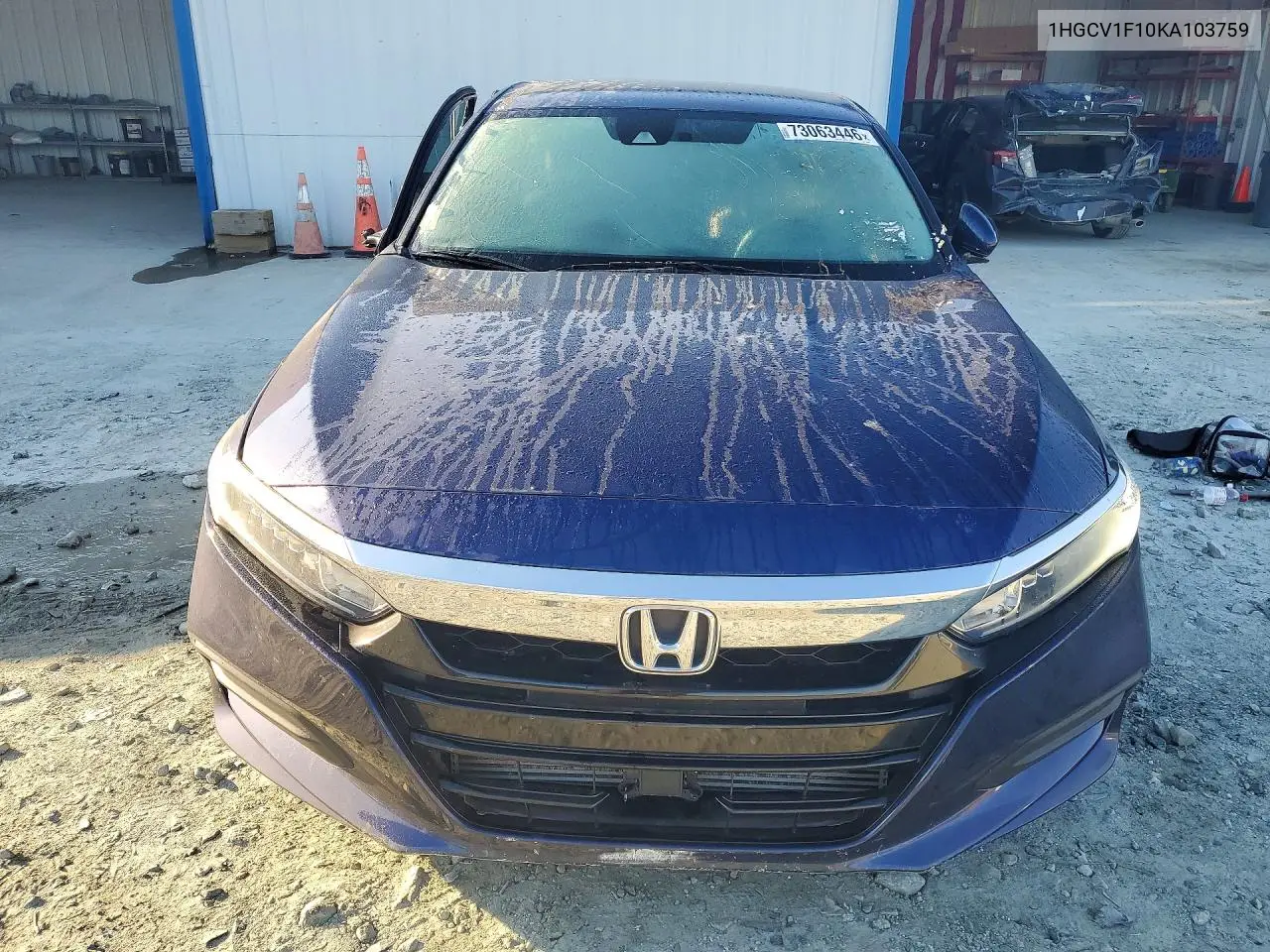 2019 HONDA ACCORD VIN 1HGCV1F10KA103759 — фото 5