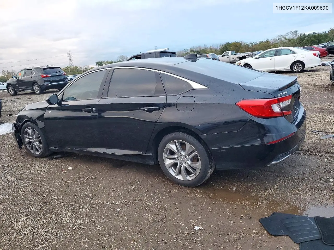 2019 HONDA ACCORD VIN 1HGCV1F12KA009690 — фото 2