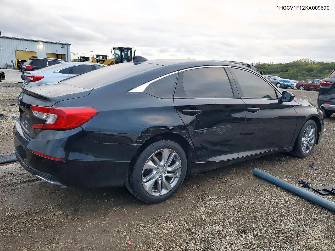 2019 HONDA ACCORD VIN 1HGCV1F12KA009690 — фото 3