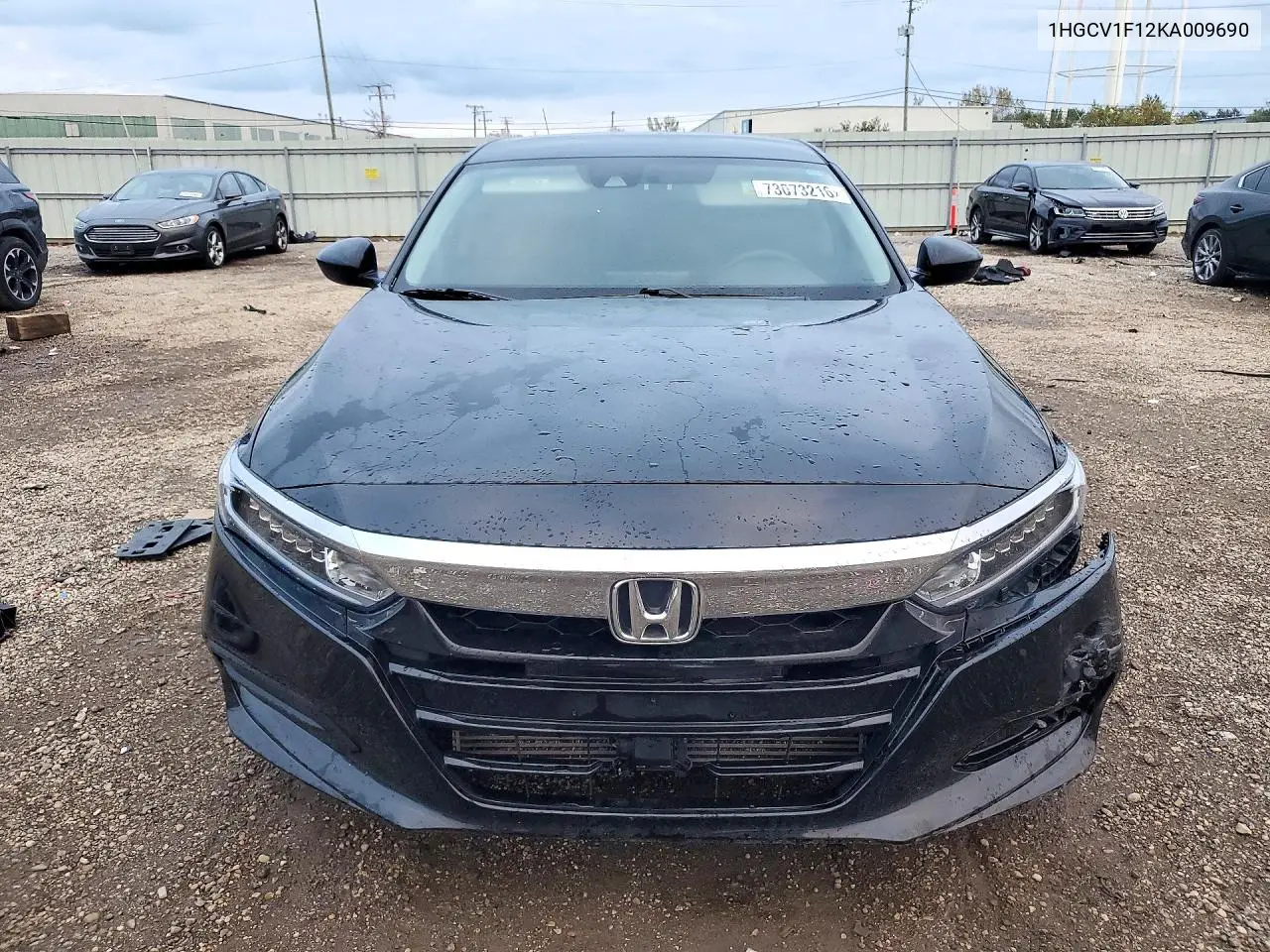 2019 HONDA ACCORD VIN 1HGCV1F12KA009690 — фото 5