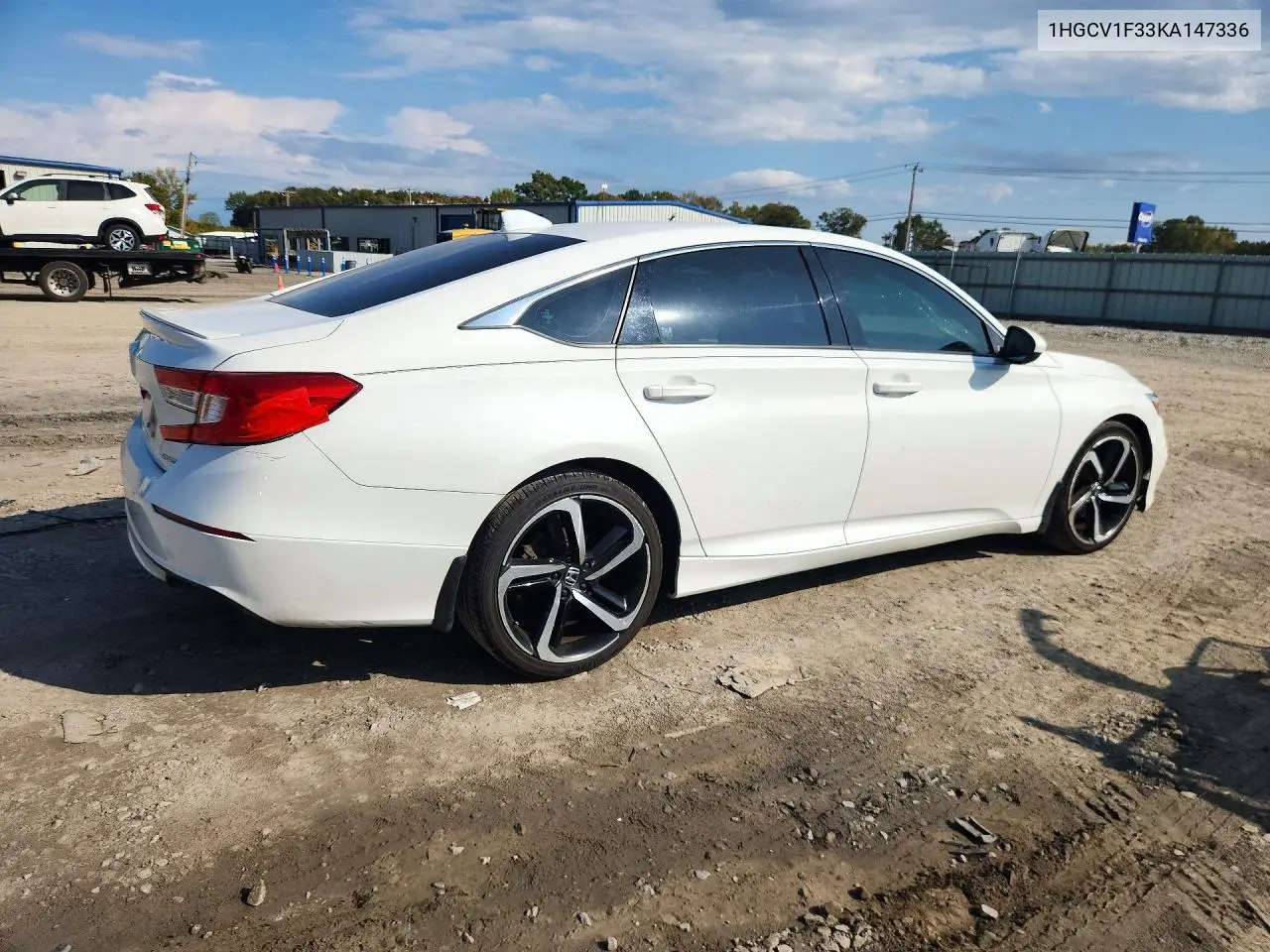 2019 HONDA ACCORD VIN 1HGCV1F33KA147336 — фото 3