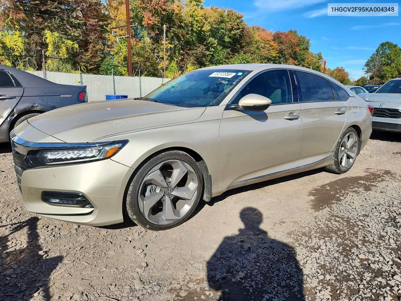 HONDA ACCORD 2019, VIN 1HGCV2F95KA004348