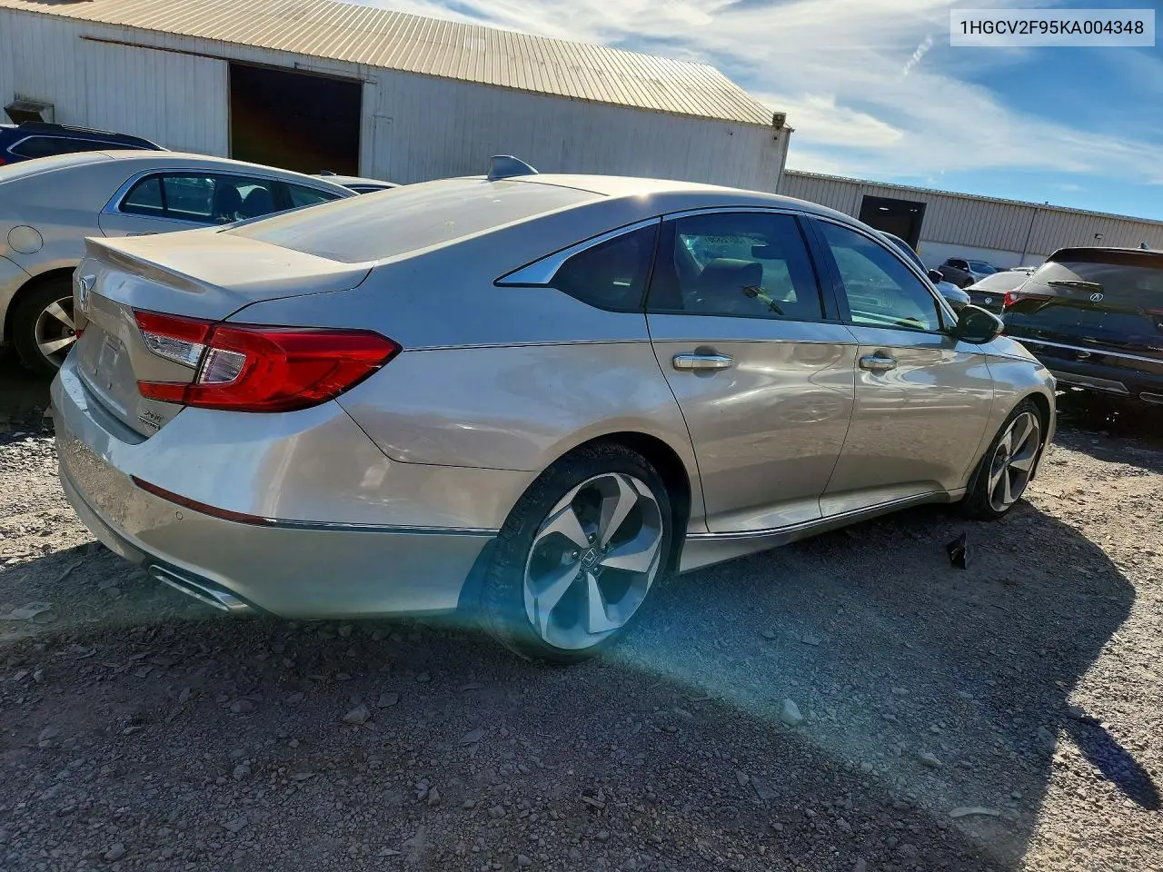 2019 HONDA ACCORD VIN 1HGCV2F95KA004348 — фото 3