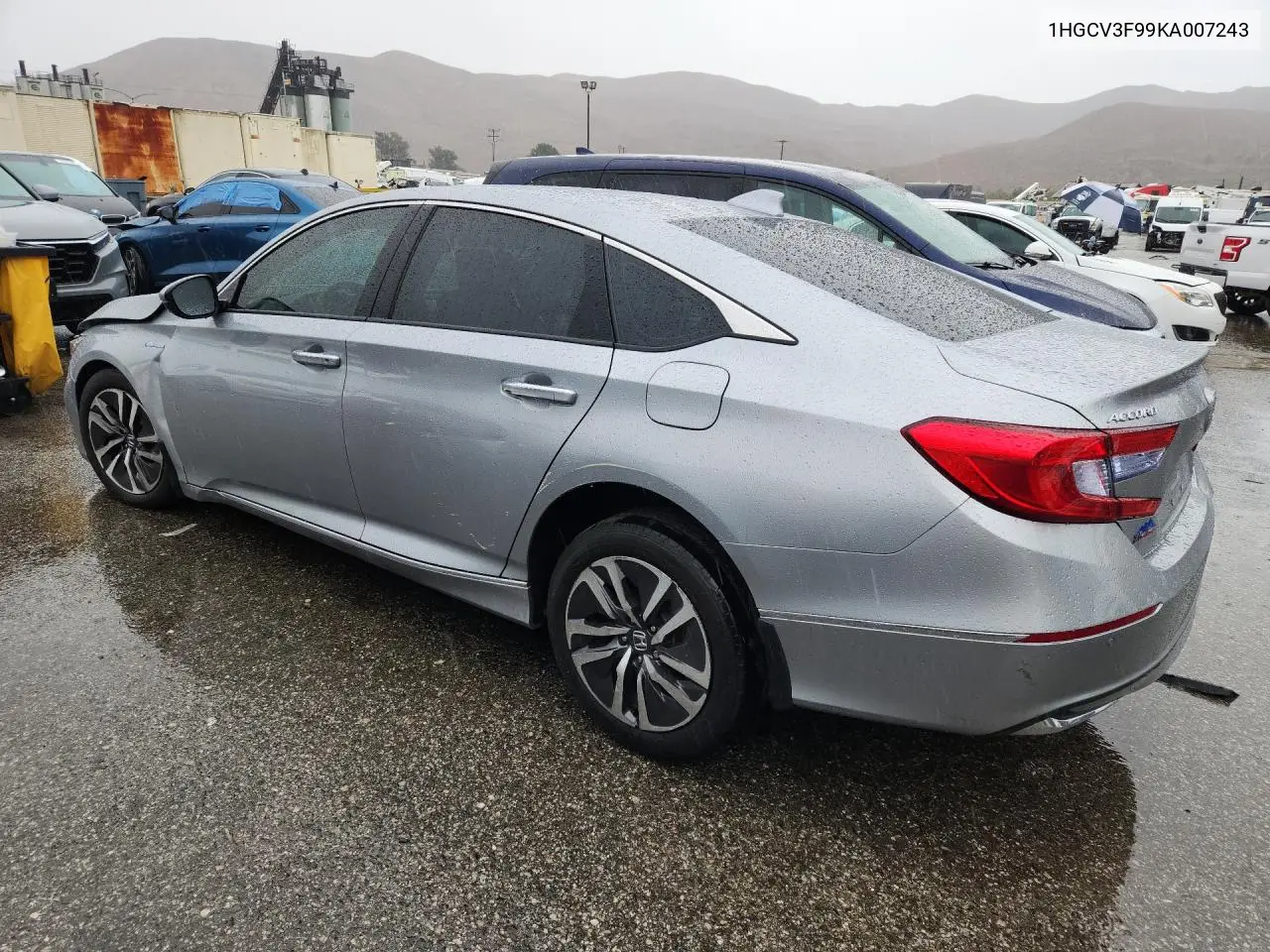 2019 HONDA ACCORD VIN 1HGCV3F99KA007243 — фото 2