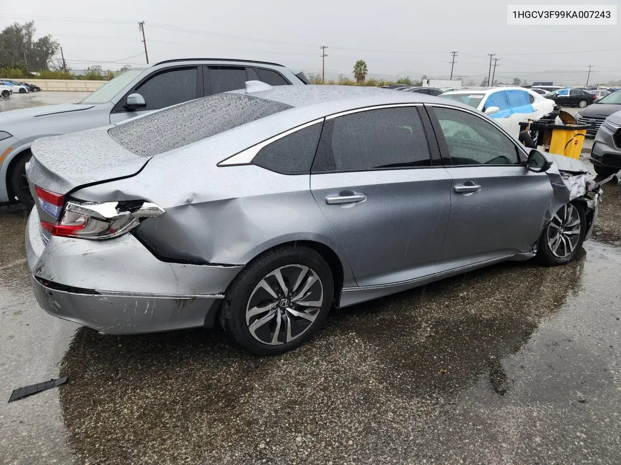 2019 HONDA ACCORD VIN 1HGCV3F99KA007243 — фото 3