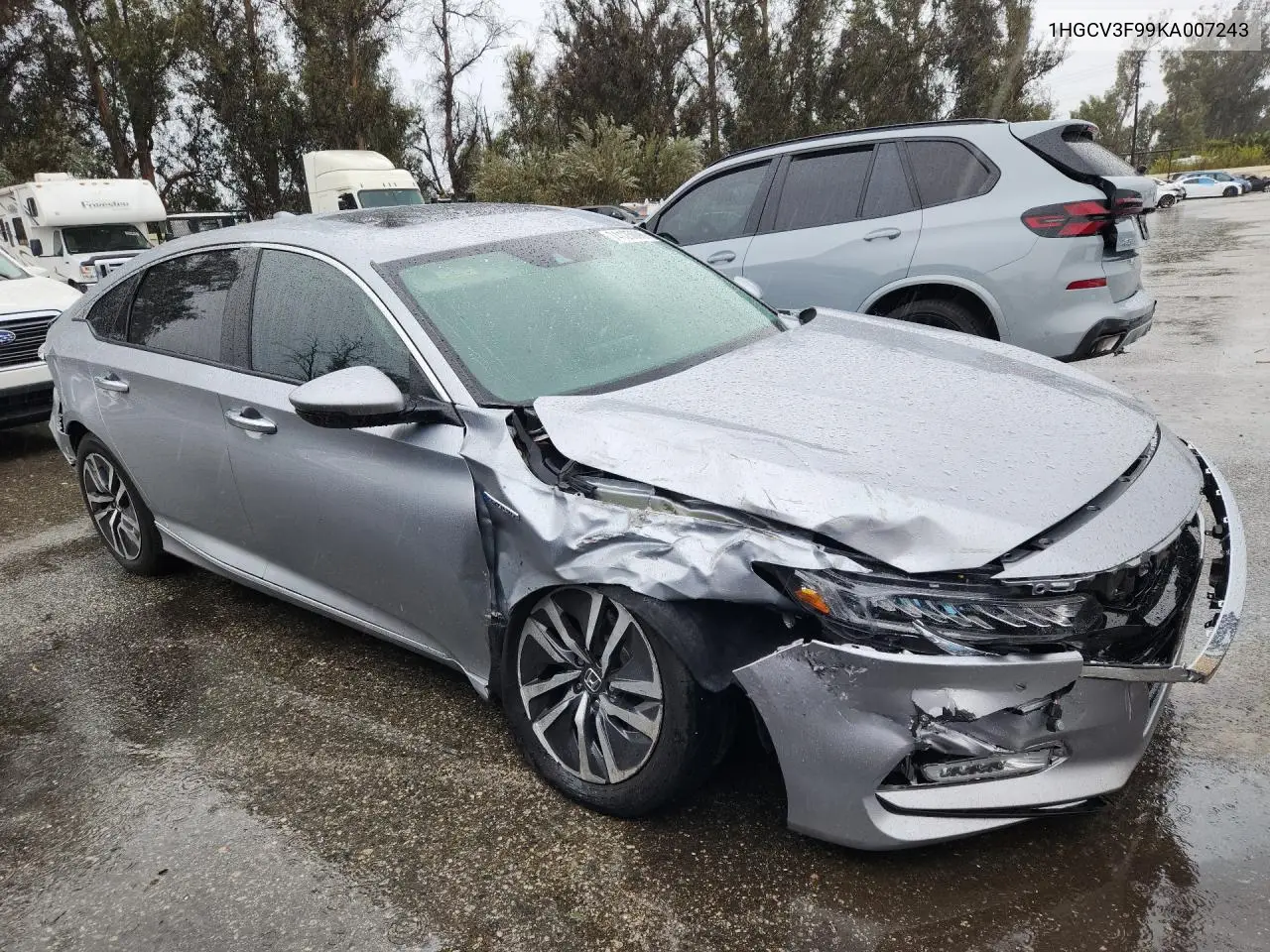 2019 HONDA ACCORD VIN 1HGCV3F99KA007243 — фото 4