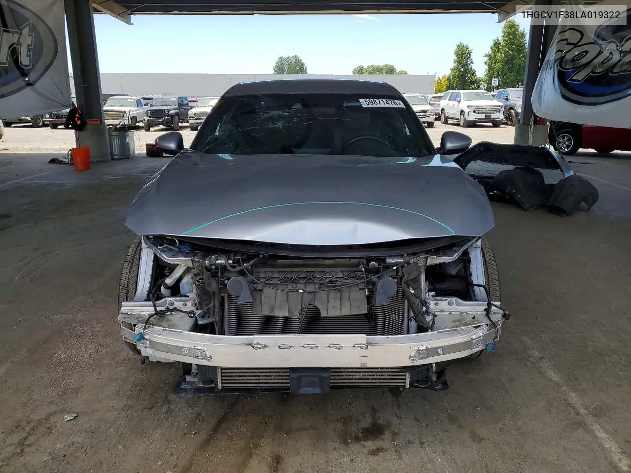 2020 HONDA ACCORD VIN 1HGCV1F38LA019322 — фото 5