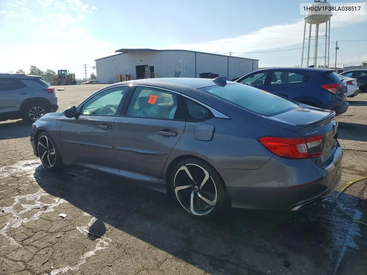 2020 HONDA ACCORD VIN 1HGCV1F38LA038517 — фото 2