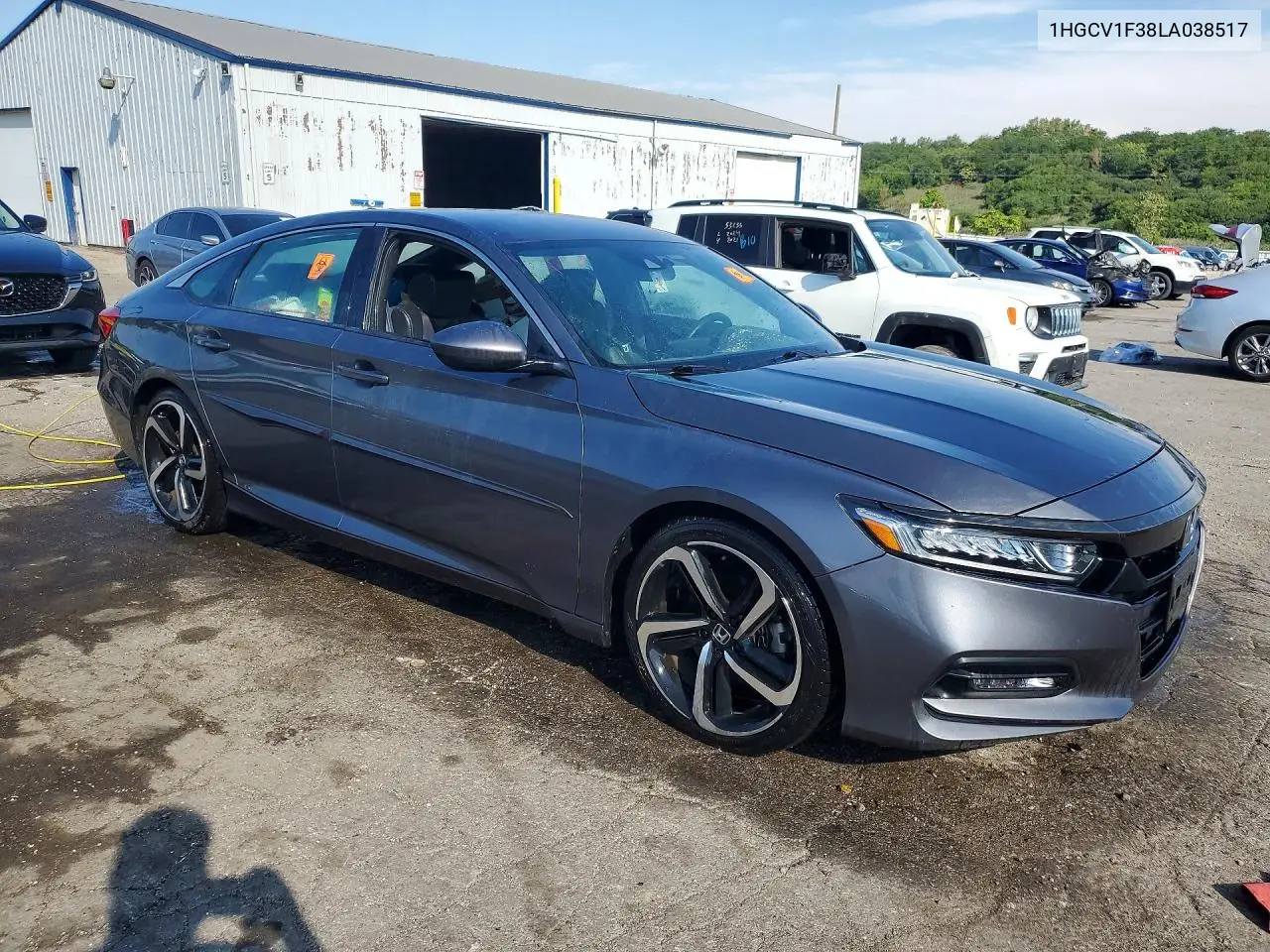 2020 HONDA ACCORD VIN 1HGCV1F38LA038517 — фото 4