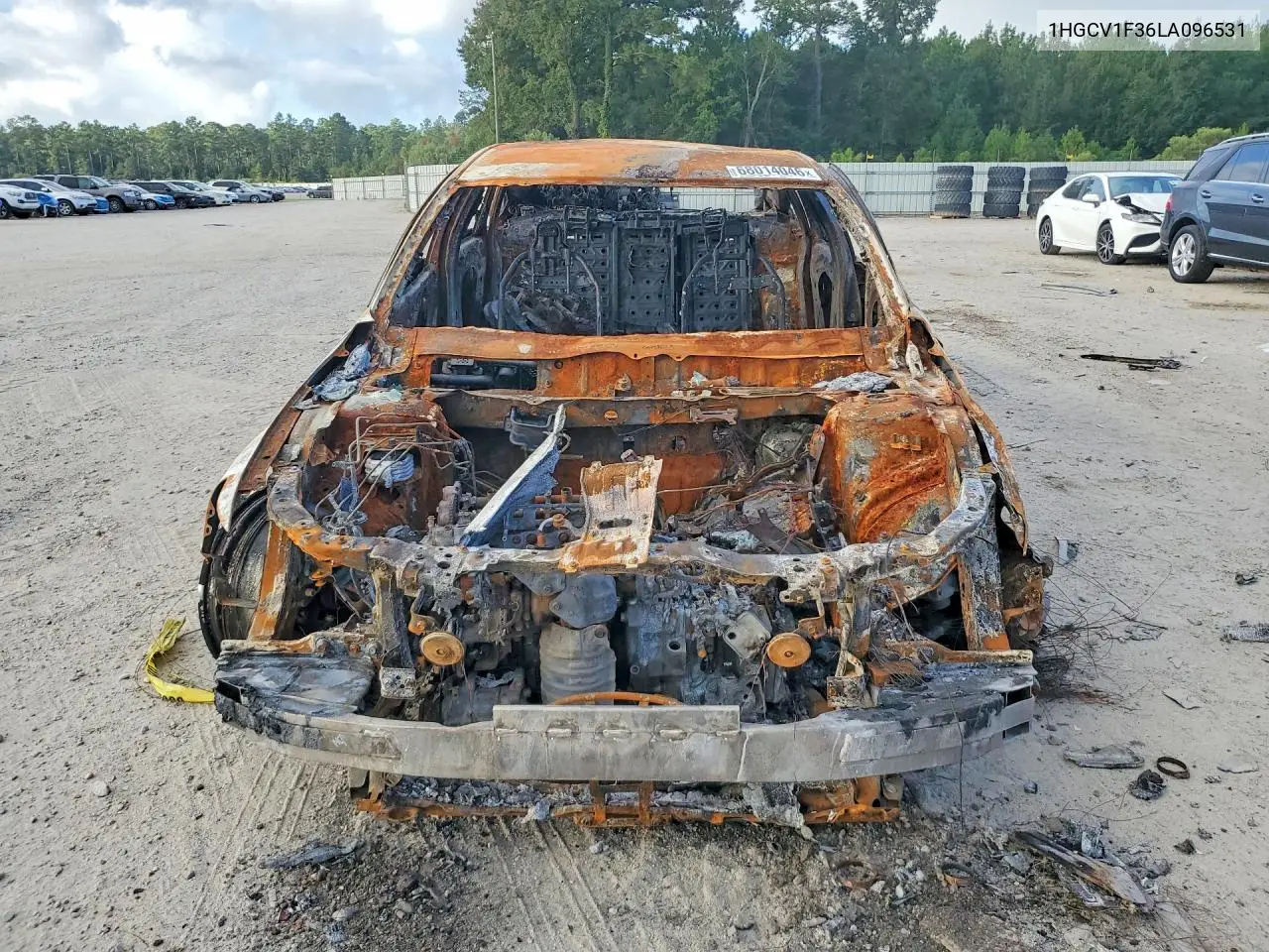 HONDA ACCORD 2020, VIN 1HGCV1F36LA096531