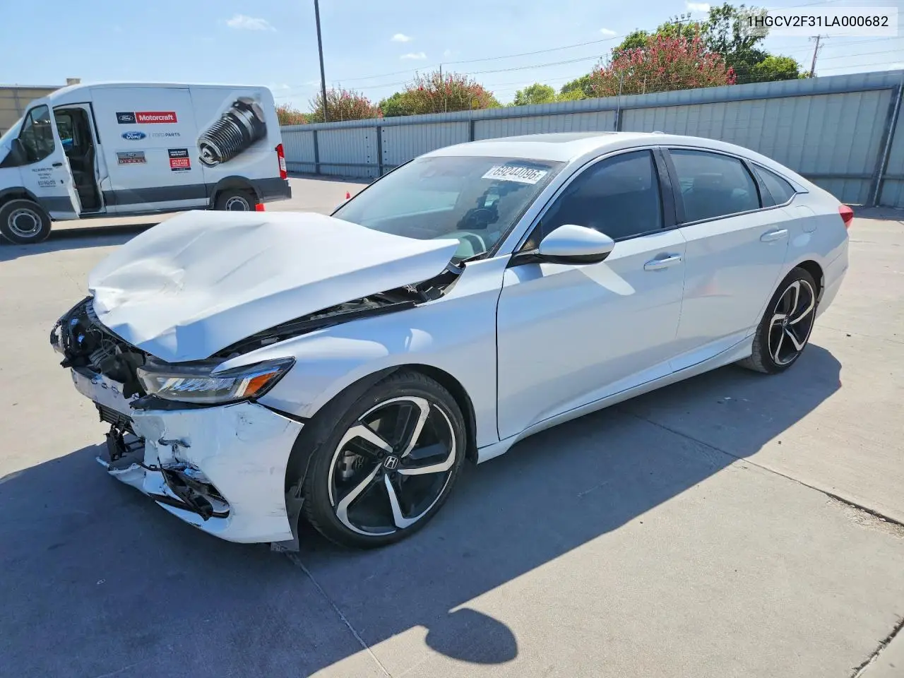 HONDA ACCORD 2020, VIN 1HGCV2F31LA000682