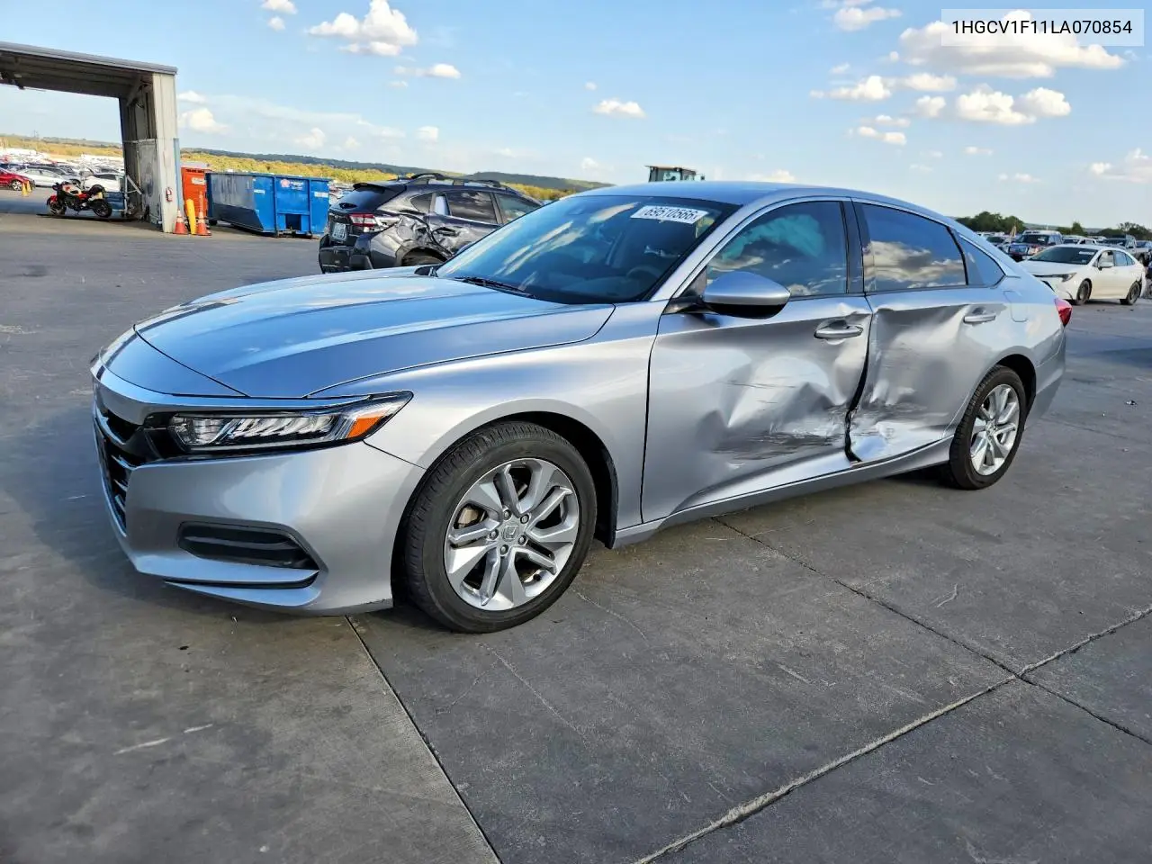 HONDA ACCORD 2020, VIN 1HGCV1F11LA070854