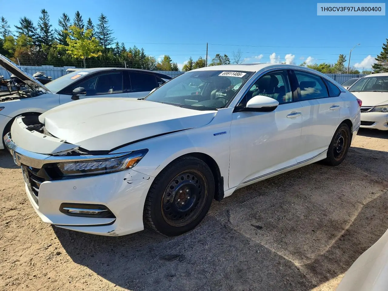 HONDA ACCORD 2020, VIN 1HGCV3F97LA800400