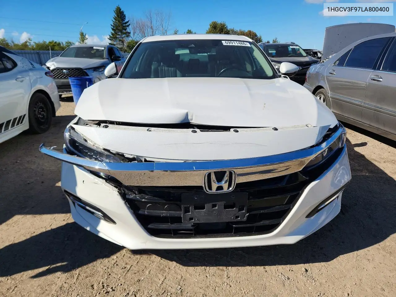 2020 HONDA ACCORD VIN 1HGCV3F97LA800400 — фото 5