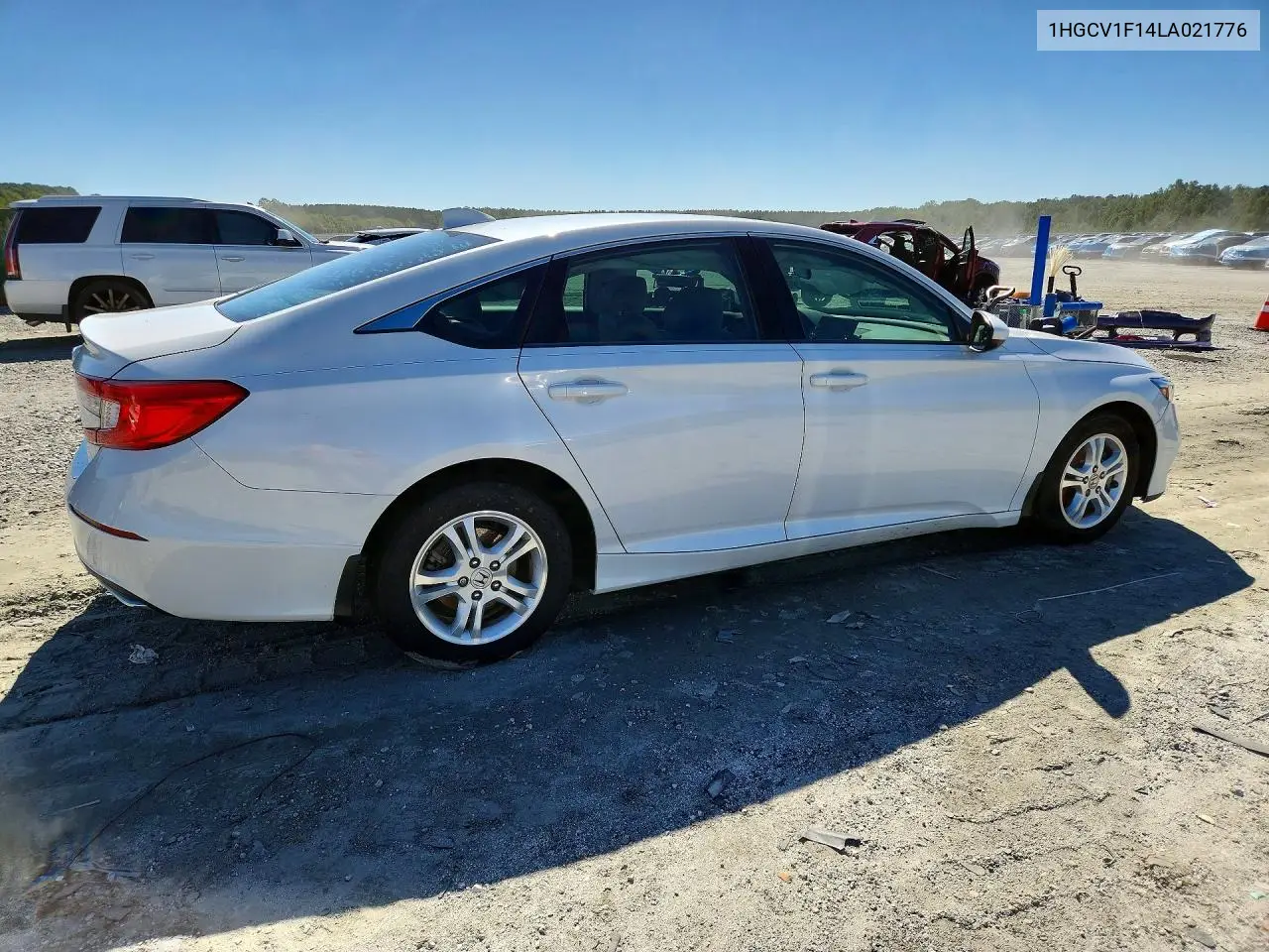 2020 HONDA ACCORD VIN 1HGCV1F14LA021776 — фото 3
