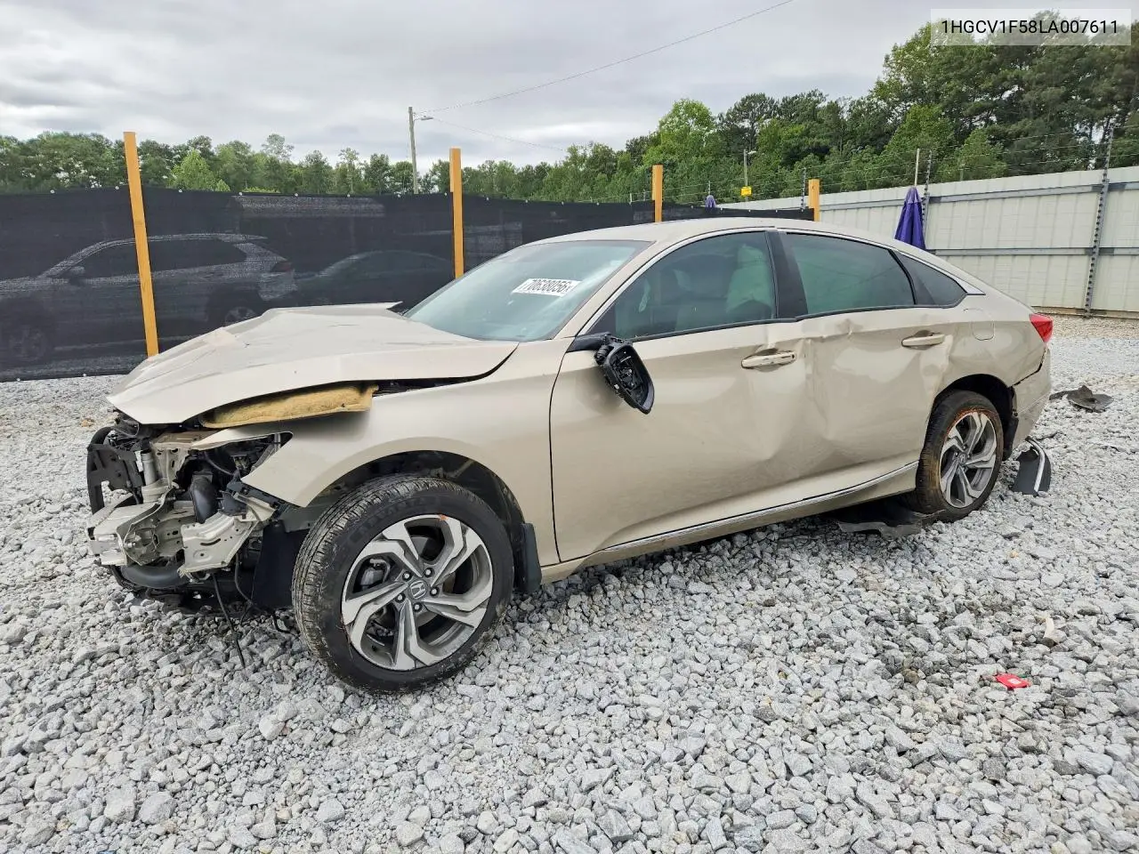 HONDA ACCORD 2020, VIN 1HGCV1F58LA007611