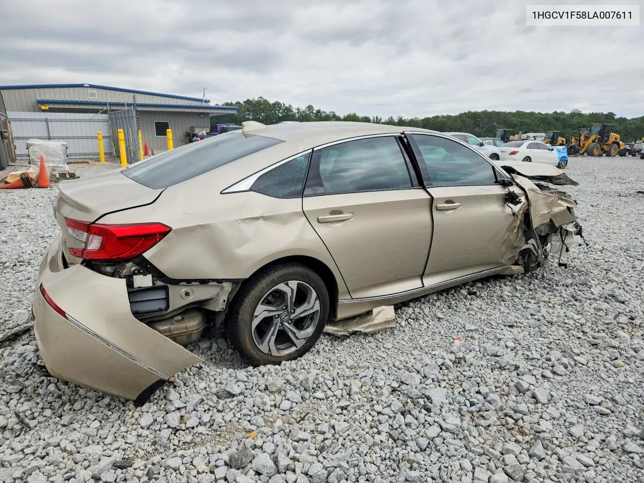 2020 HONDA ACCORD VIN 1HGCV1F58LA007611 — фото 3