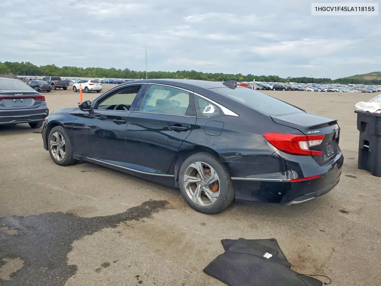 2020 HONDA ACCORD VIN 1HGCV1F45LA118155 — фото 2