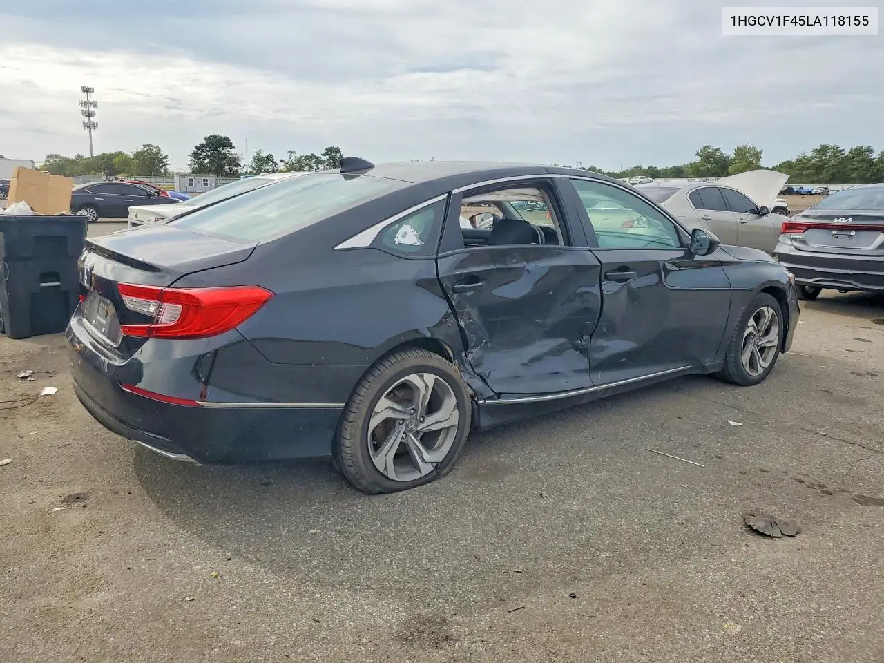 2020 HONDA ACCORD VIN 1HGCV1F45LA118155 — фото 3