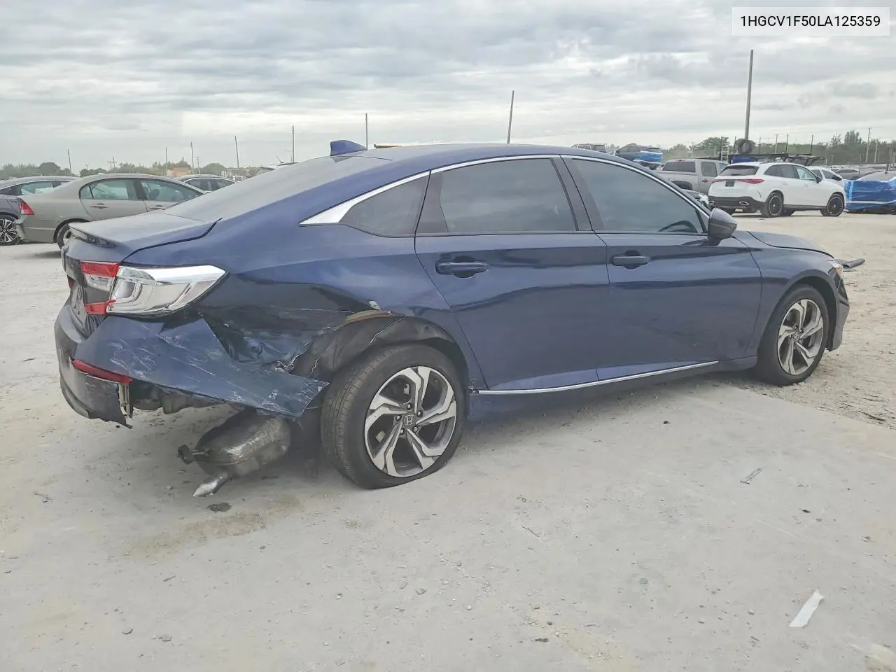 2020 HONDA ACCORD VIN 1HGCV1F50LA125359 — фото 3