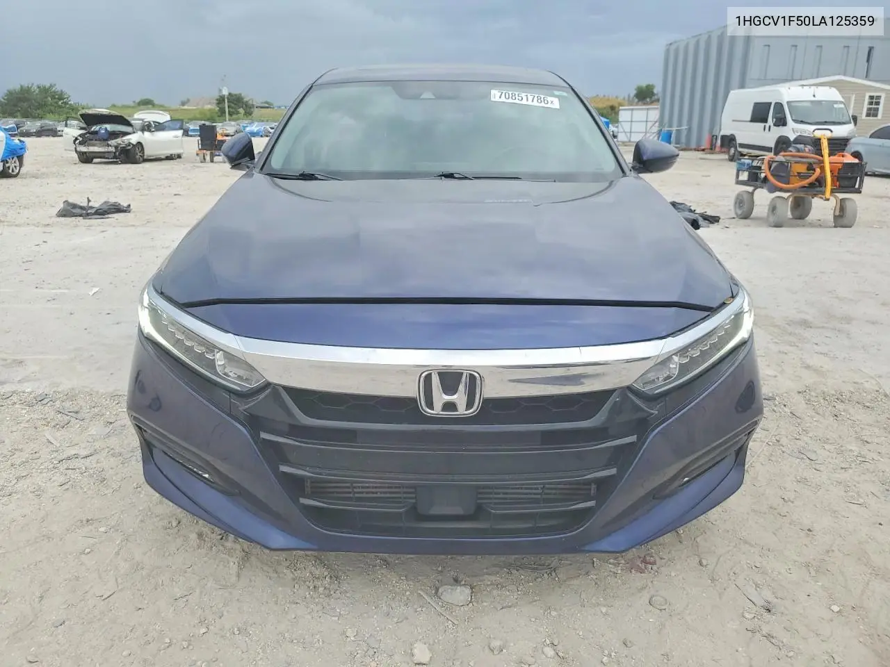 2020 HONDA ACCORD VIN 1HGCV1F50LA125359 — фото 5
