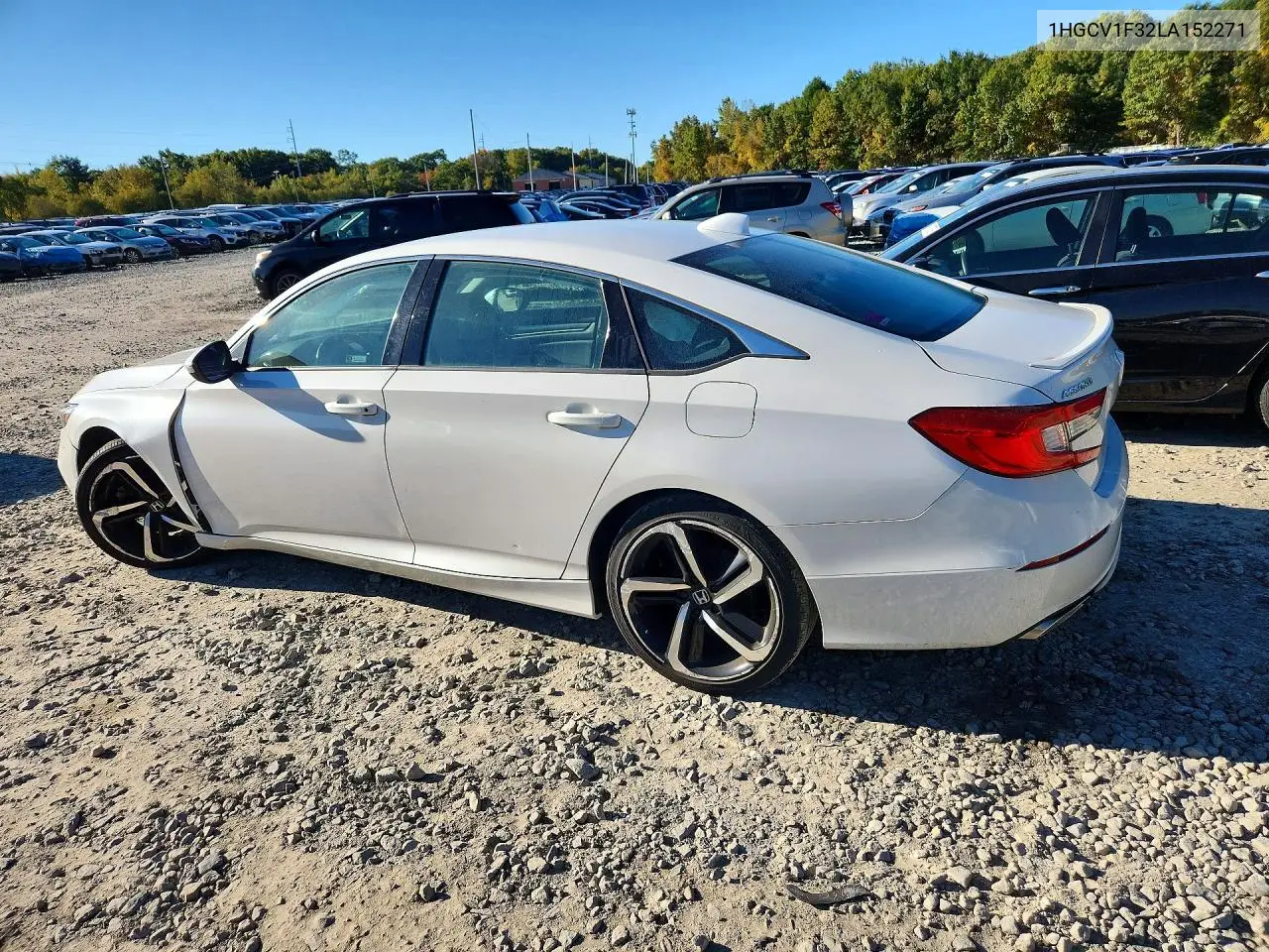 2020 HONDA ACCORD VIN 1HGCV1F32LA152271 — фото 2