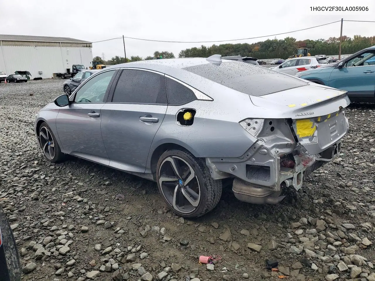 HONDA ACCORD 2020, VIN 1HGCV2F30LA005906