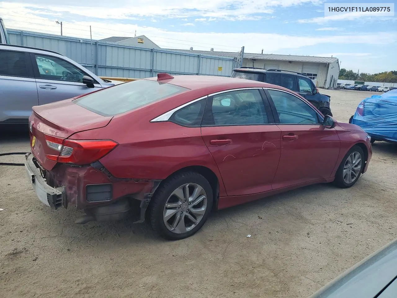 2020 HONDA ACCORD VIN 1HGCV1F11LA089775 — фото 3