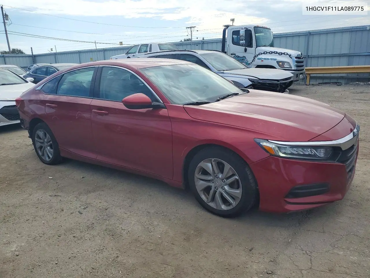 2020 HONDA ACCORD VIN 1HGCV1F11LA089775 — фото 4