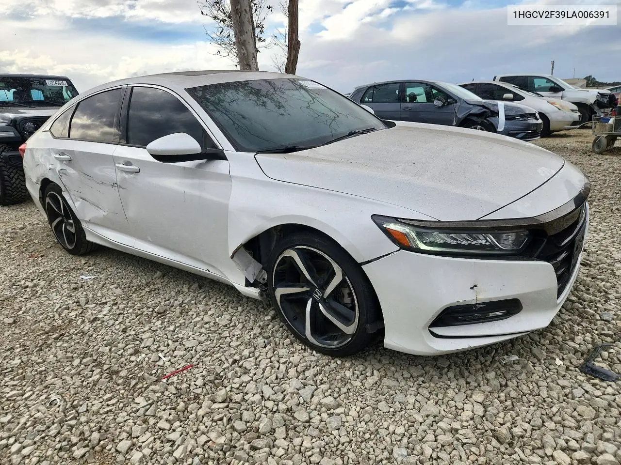2020 HONDA ACCORD VIN 1HGCV2F39LA006391 — фото 4