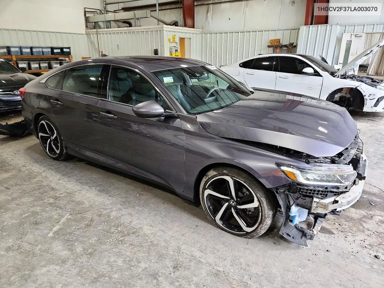 2020 HONDA ACCORD VIN 1HGCV2F37LA003070 — фото 4