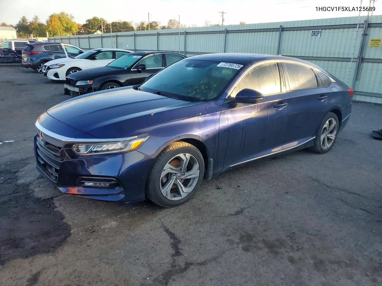 HONDA ACCORD 2020, VIN 1HGCV1F5XLA125689