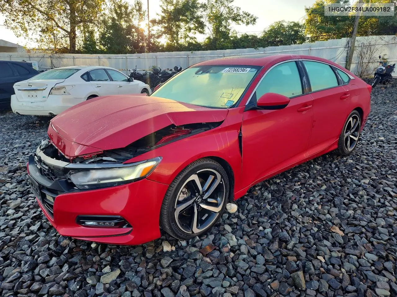 HONDA ACCORD 2020, VIN 1HGCV2F34LA009182