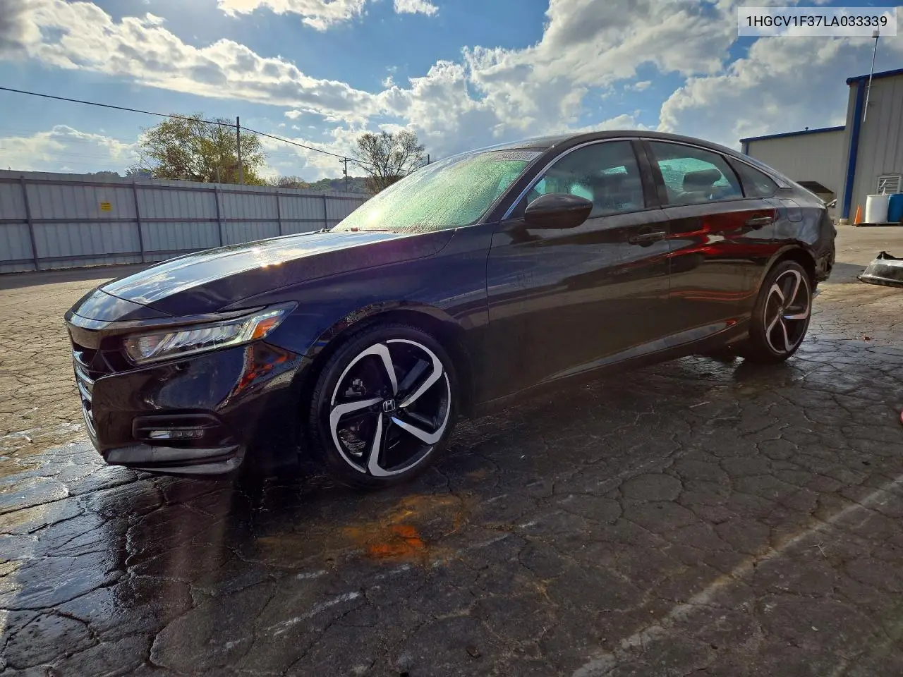 HONDA ACCORD 2020, VIN 1HGCV1F37LA033339