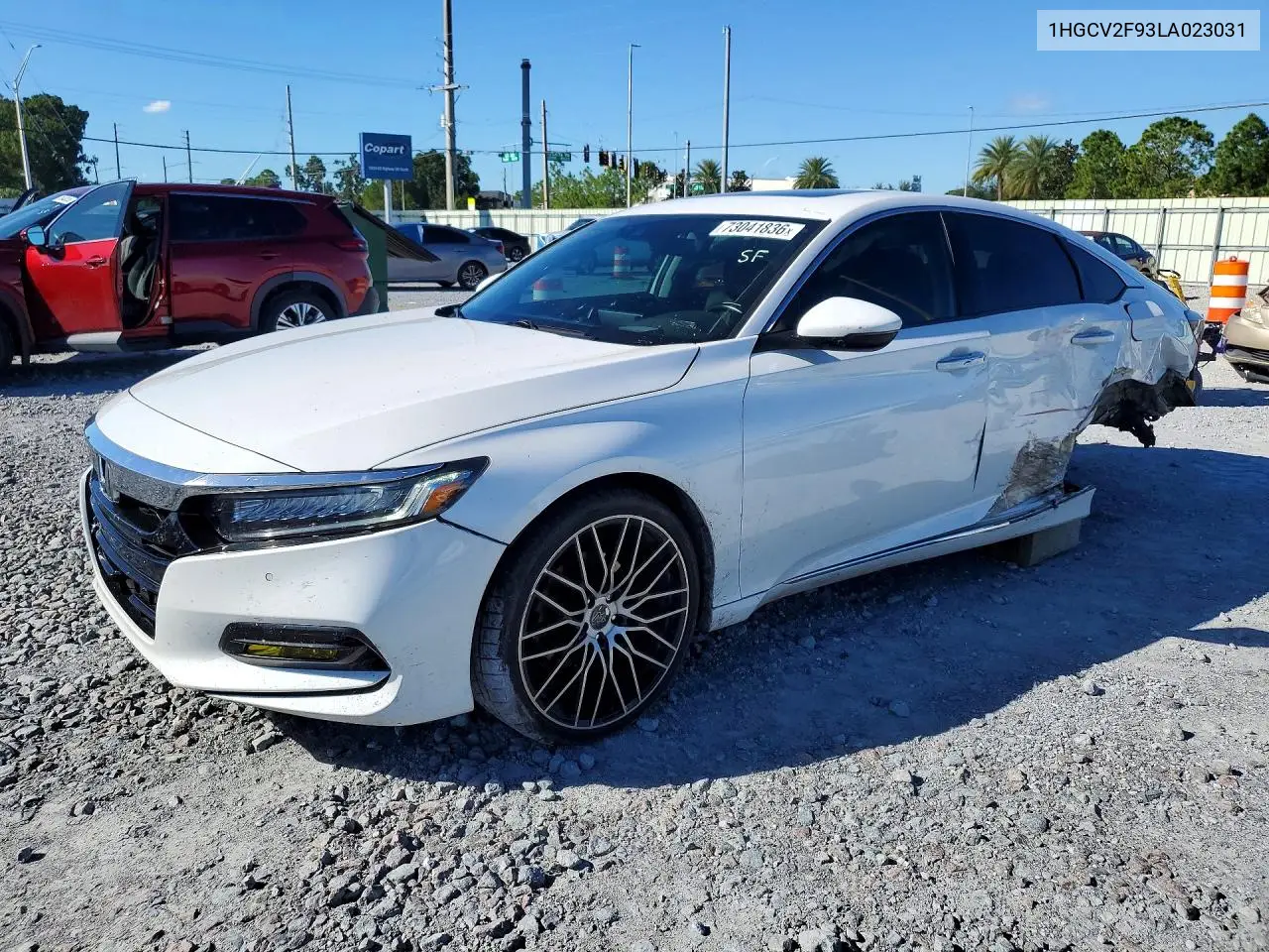 HONDA ACCORD 2020, VIN 1HGCV2F93LA023031