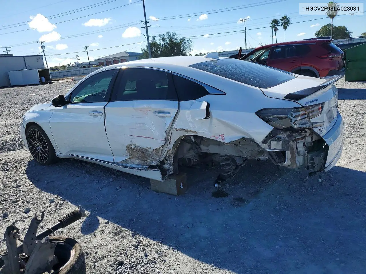 2020 HONDA ACCORD VIN 1HGCV2F93LA023031 — фото 2
