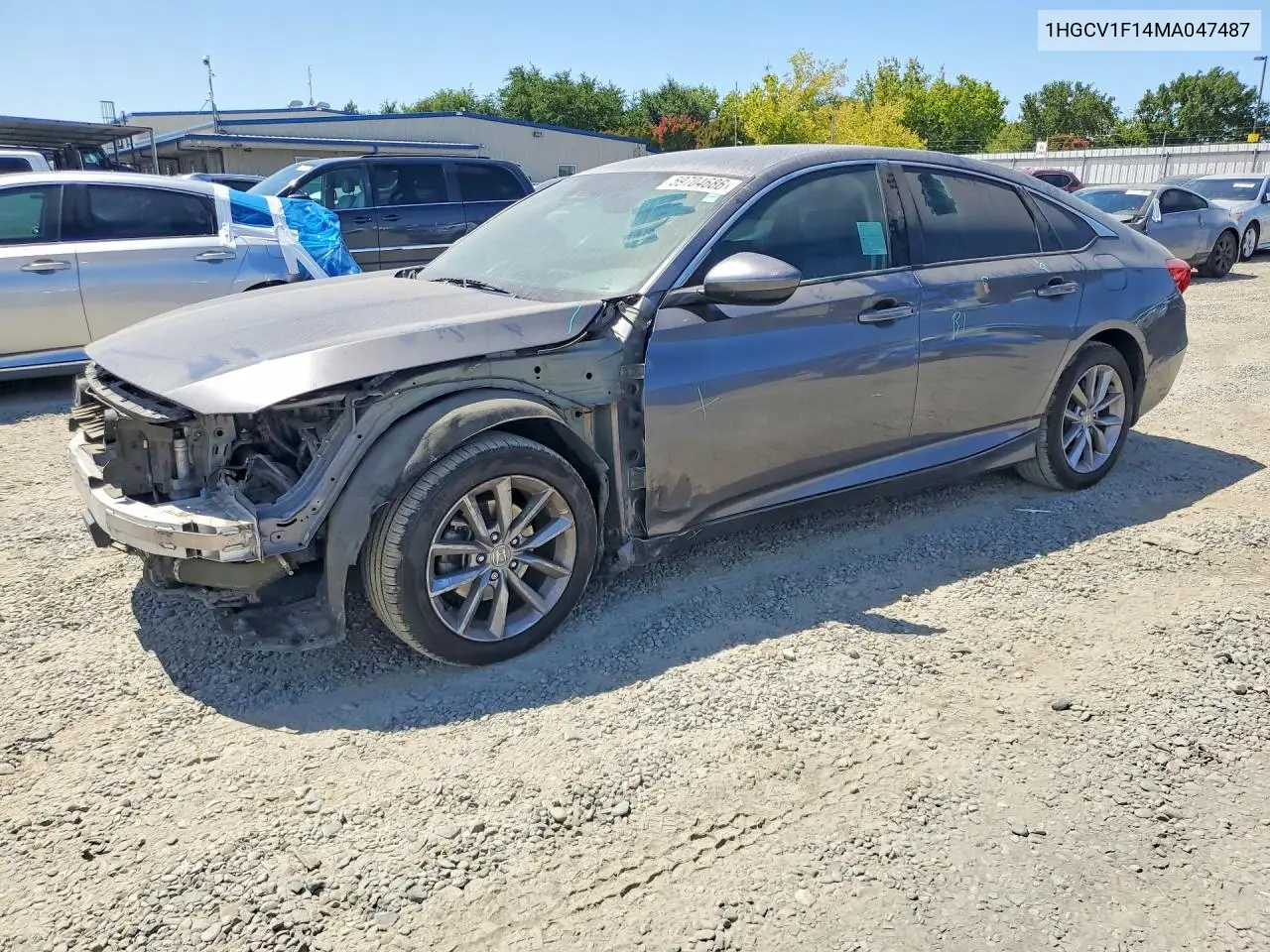 HONDA ACCORD 2021, VIN 1HGCV1F14MA047487