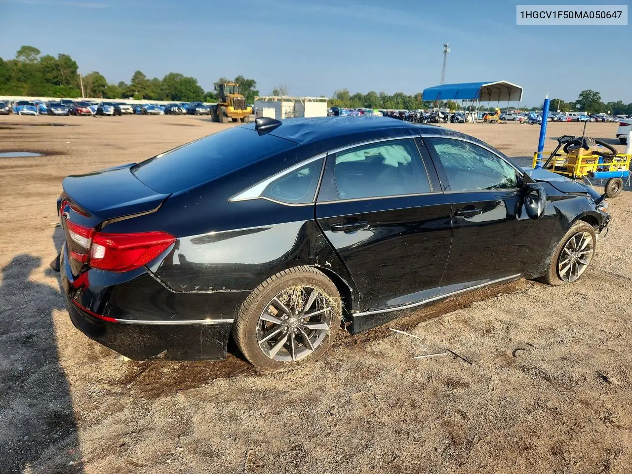 2021 HONDA ACCORD VIN 1HGCV1F50MA050647 — фото 3
