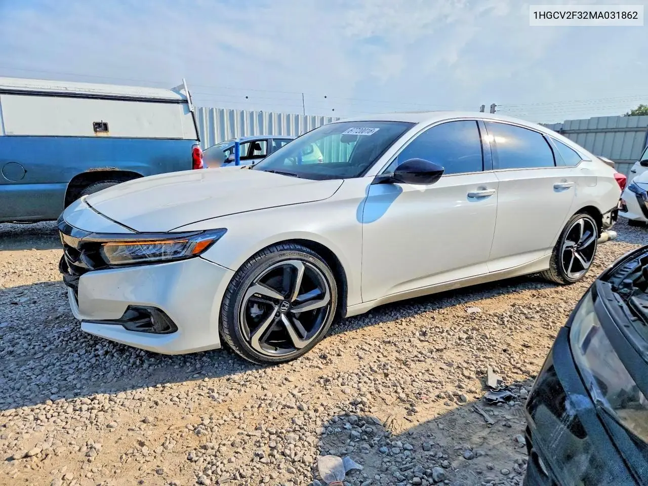 HONDA ACCORD 2021, VIN 1HGCV2F32MA031862