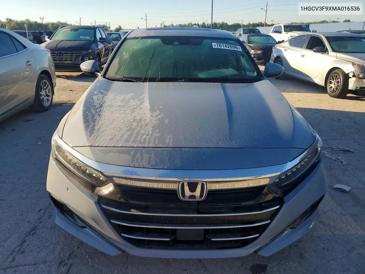 2021 HONDA ACCORD VIN 1HGCV3F9XMA016536 — фото 5