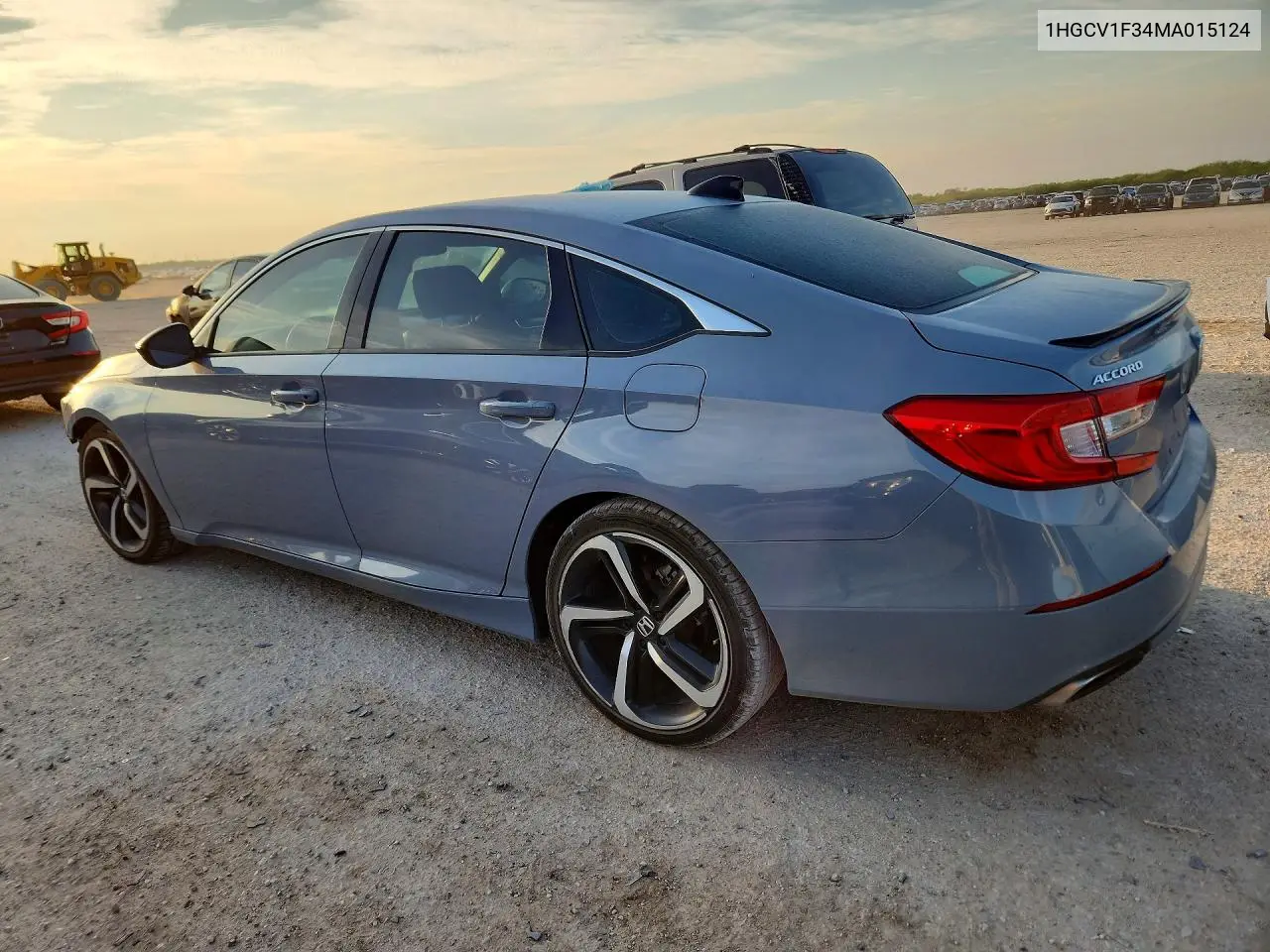 2021 HONDA ACCORD VIN 1HGCV1F34MA015124 — фото 2