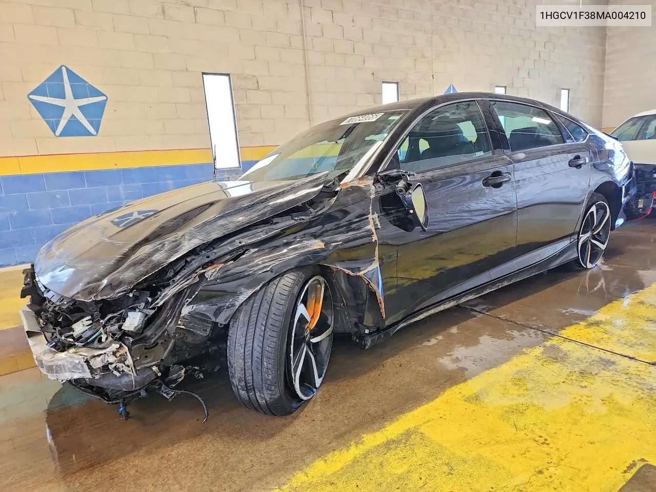 HONDA ACCORD 2021, VIN 1HGCV1F38MA004210