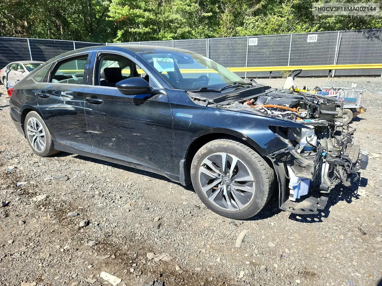 2021 HONDA ACCORD VIN 1HGCV3F18MA002144 — фото 4