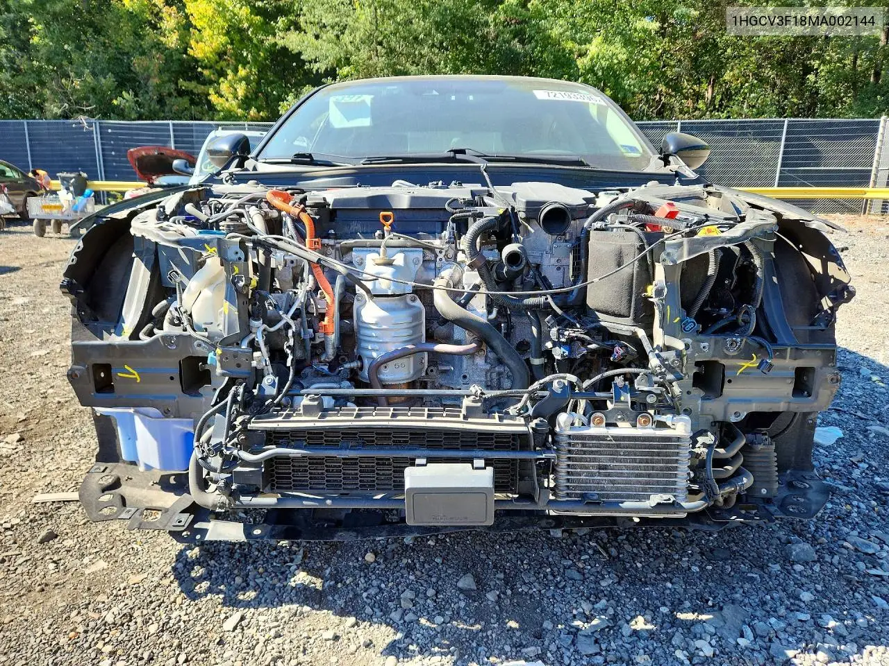 2021 HONDA ACCORD VIN 1HGCV3F18MA002144 — фото 5