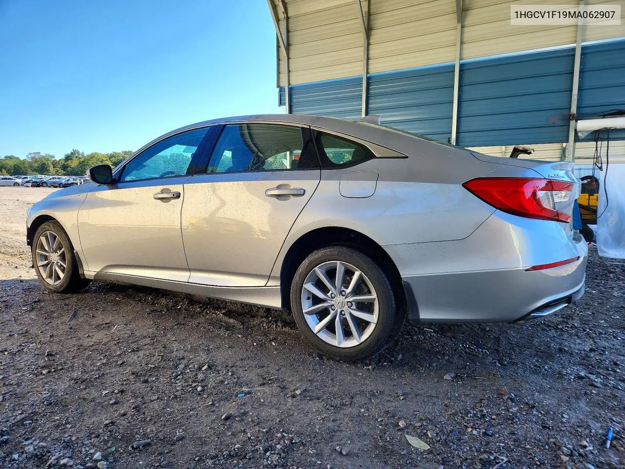 2021 HONDA ACCORD VIN 1HGCV1F19MA062907 — фото 2