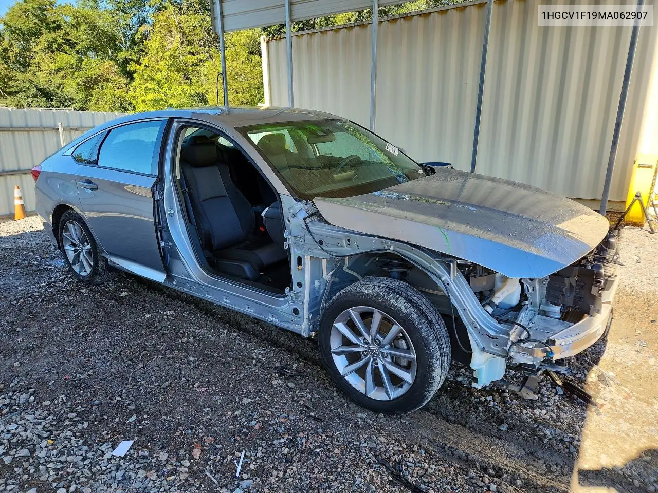 2021 HONDA ACCORD VIN 1HGCV1F19MA062907 — фото 4