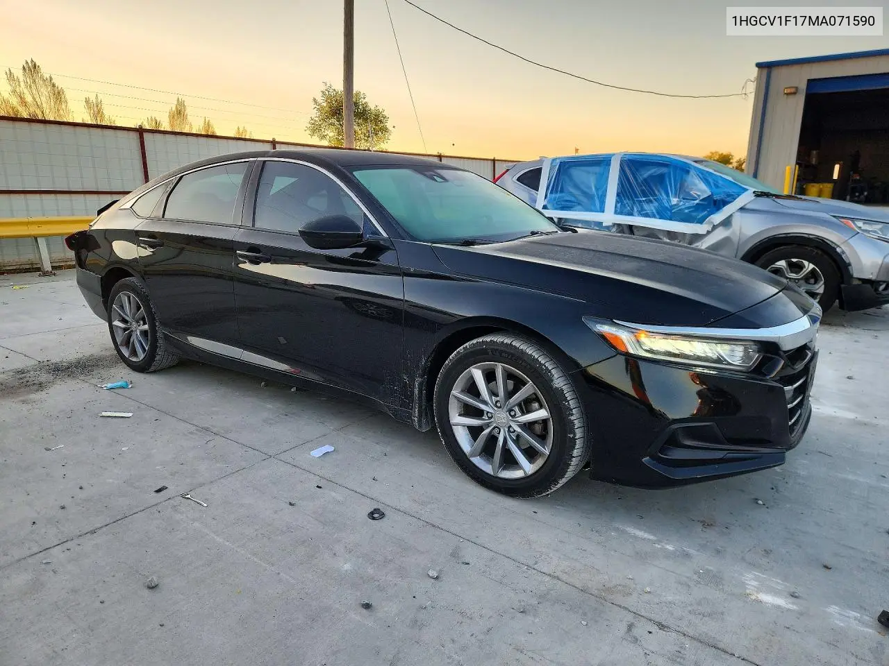 2021 HONDA ACCORD VIN 1HGCV1F17MA071590 — фото 4