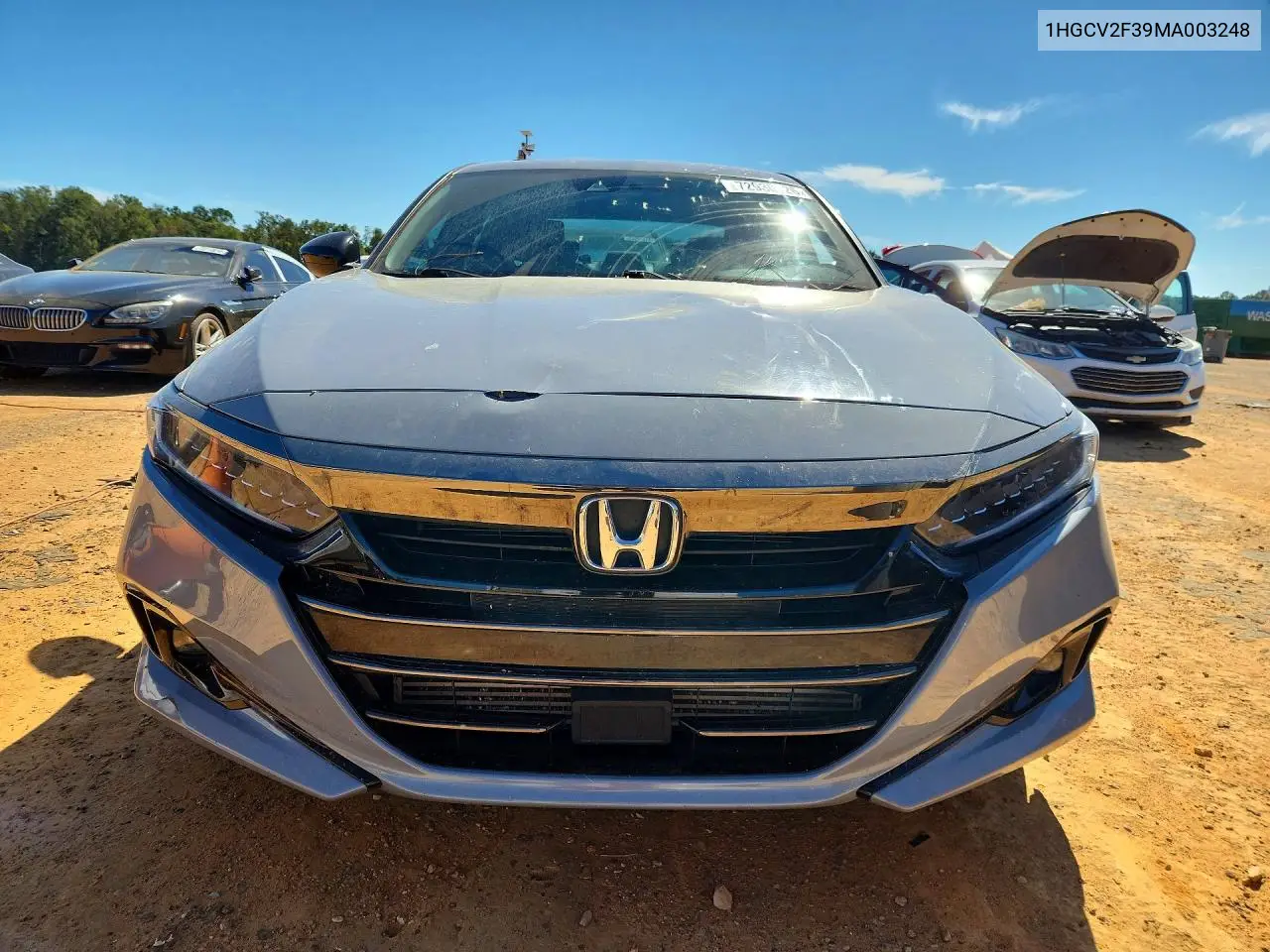 2021 HONDA ACCORD VIN 1HGCV2F39MA003248 — фото 5