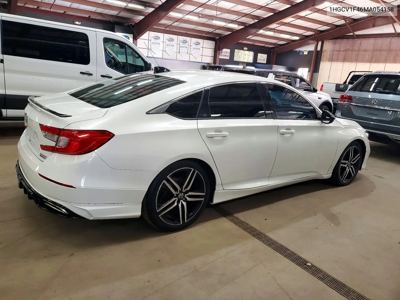 2021 HONDA ACCORD VIN 1HGCV1F46MA054158 — фото 3