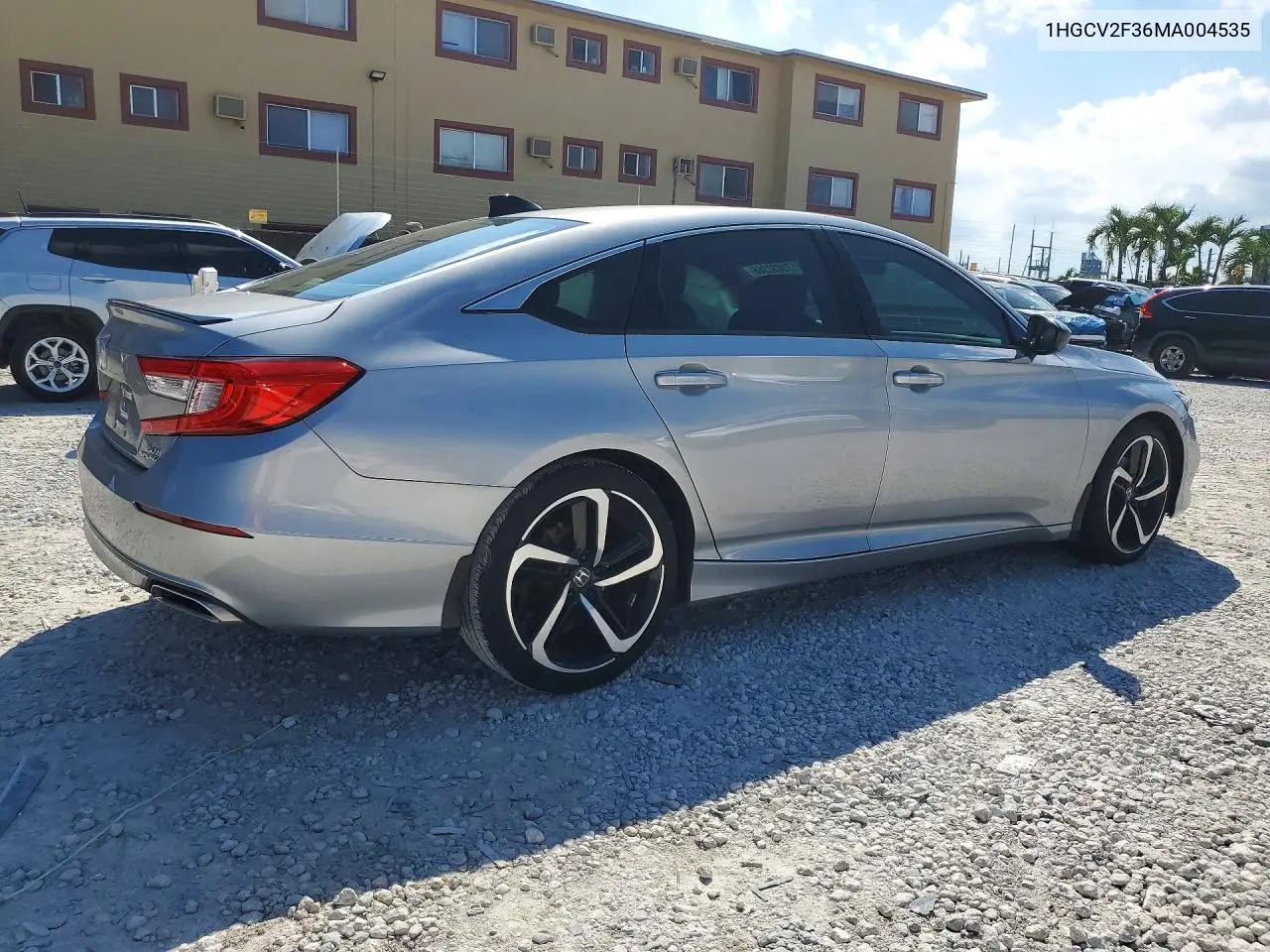 2021 HONDA ACCORD VIN 1HGCV2F36MA004535 — фото 3